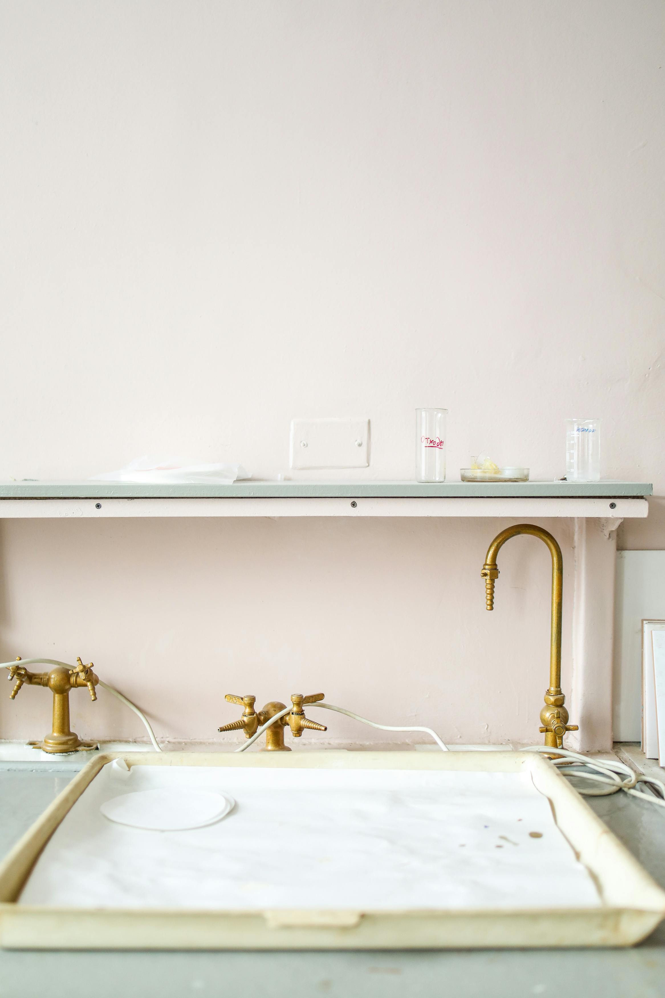 Brass plumbing fittings and valves used in construction